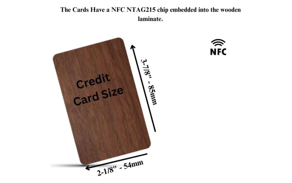 Eco-Friendly Wooden Card