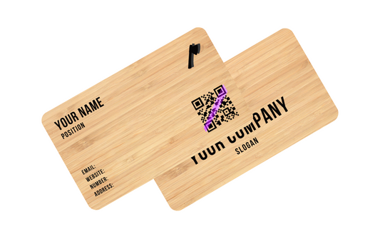 Eco-Friendly Wooden Card